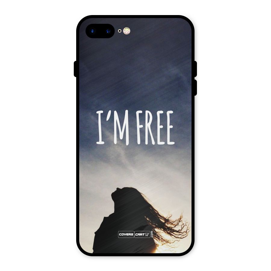 I m Free Metal Back Case for iPhone 7 Plus