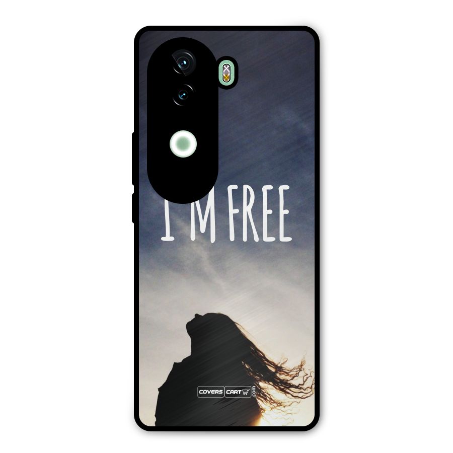 I m Free Metal Back Case for iQOO Z9s