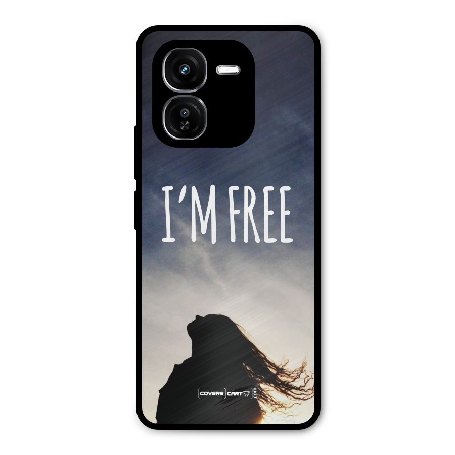 I m Free Metal Back Case for iQOO Z9x