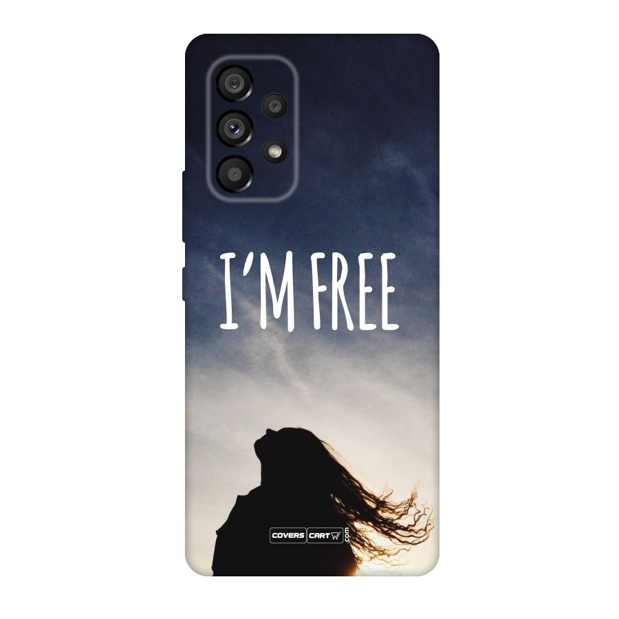 I m Free Original Polycarbonate Back Case for Galaxy A53 5G