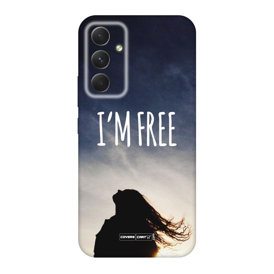 I m Free Original Polycarbonate Back Case for Galaxy A54