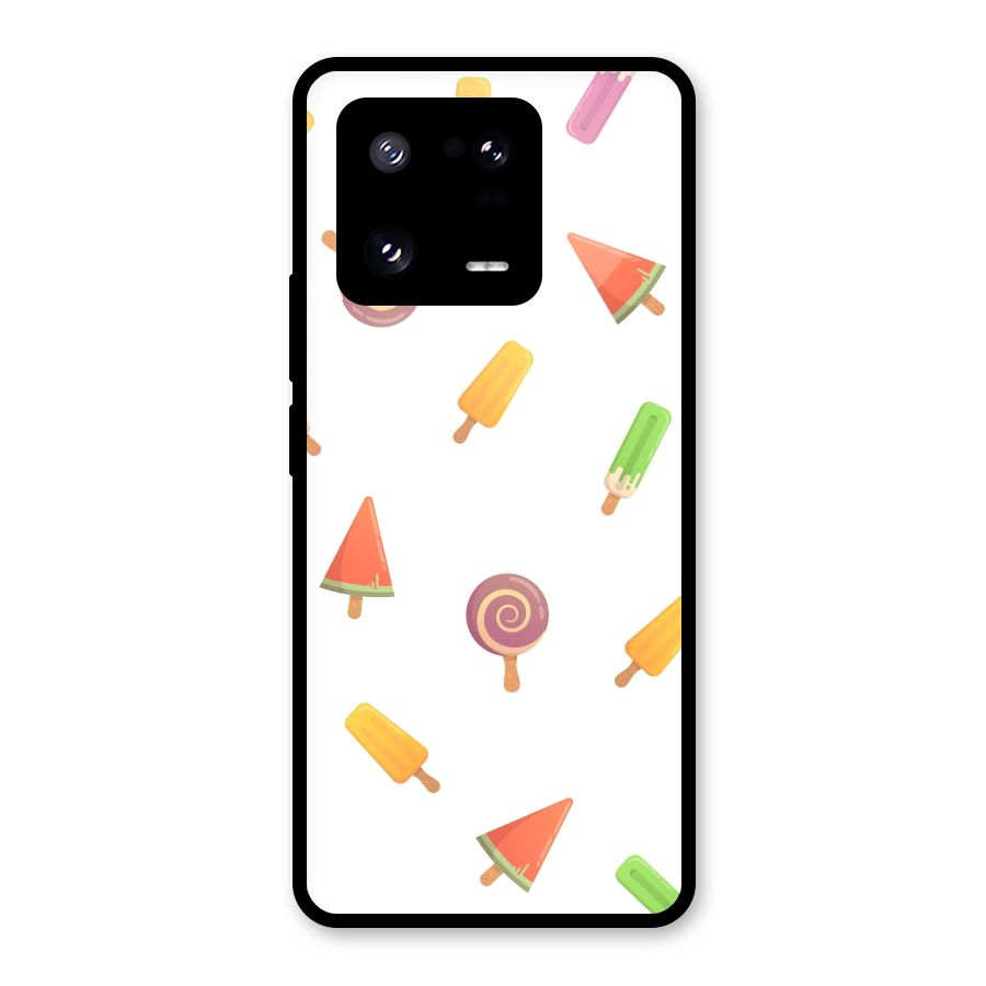 Ice Cream Colors Glass Back Case for Xiaomi 13 Pro