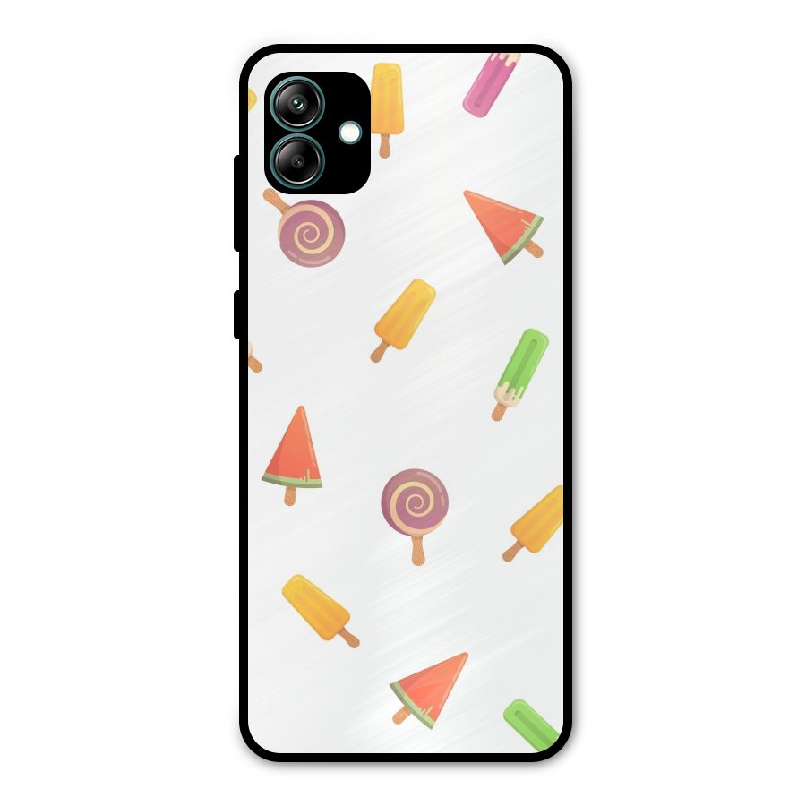 Ice Cream Colors Metal Back Case for Galaxy A04