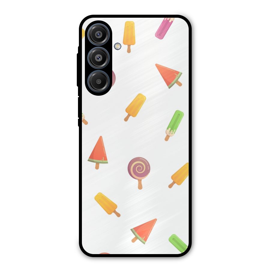 Ice Cream Colors Metal Back Case for Galaxy A16 5G