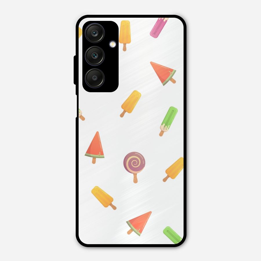 Ice Cream Colors Metal Back Case for Galaxy A25 5G