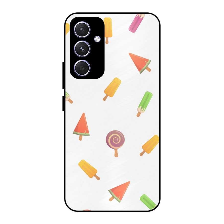 Ice Cream Colors Metal Back Case for Galaxy A54