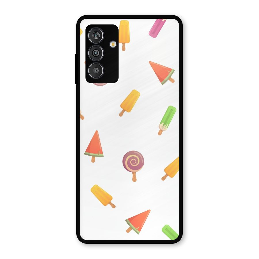 Ice Cream Colors Metal Back Case for Galaxy F13