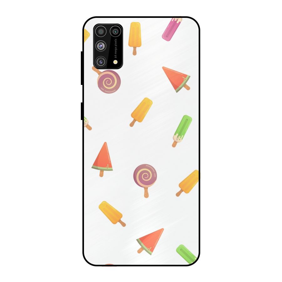 Ice Cream Colors Metal Back Case for Galaxy F41