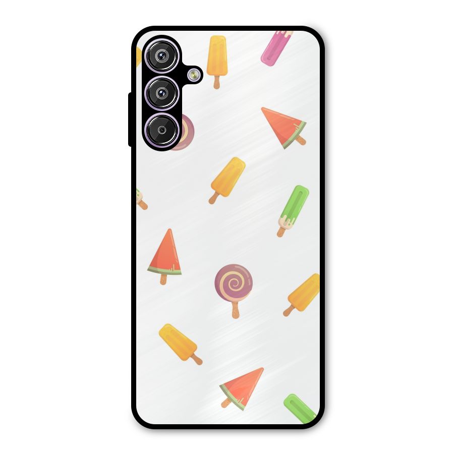 Ice Cream Colors Metal Back Case for Galaxy M15