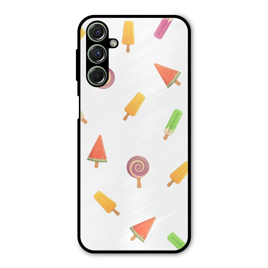 Ice Cream Colors Metal Back Case for Galaxy M34
