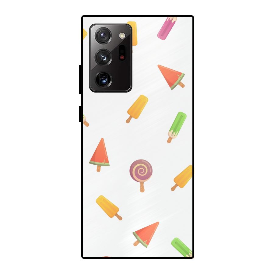 Ice Cream Colors Metal Back Case for Galaxy Note 20 Ultra