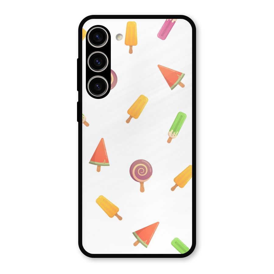 Ice Cream Colors Metal Back Case for Galaxy S23 Plus