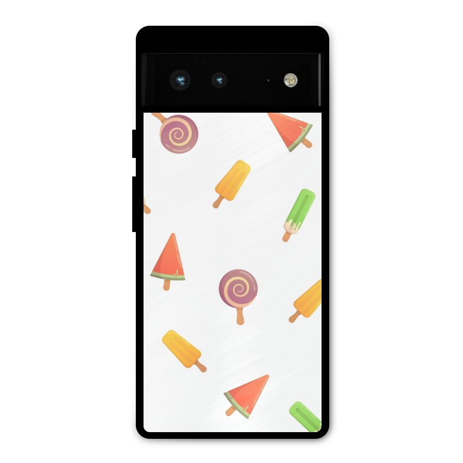 Ice Cream Colors Metal Back Case for Google Pixel 6