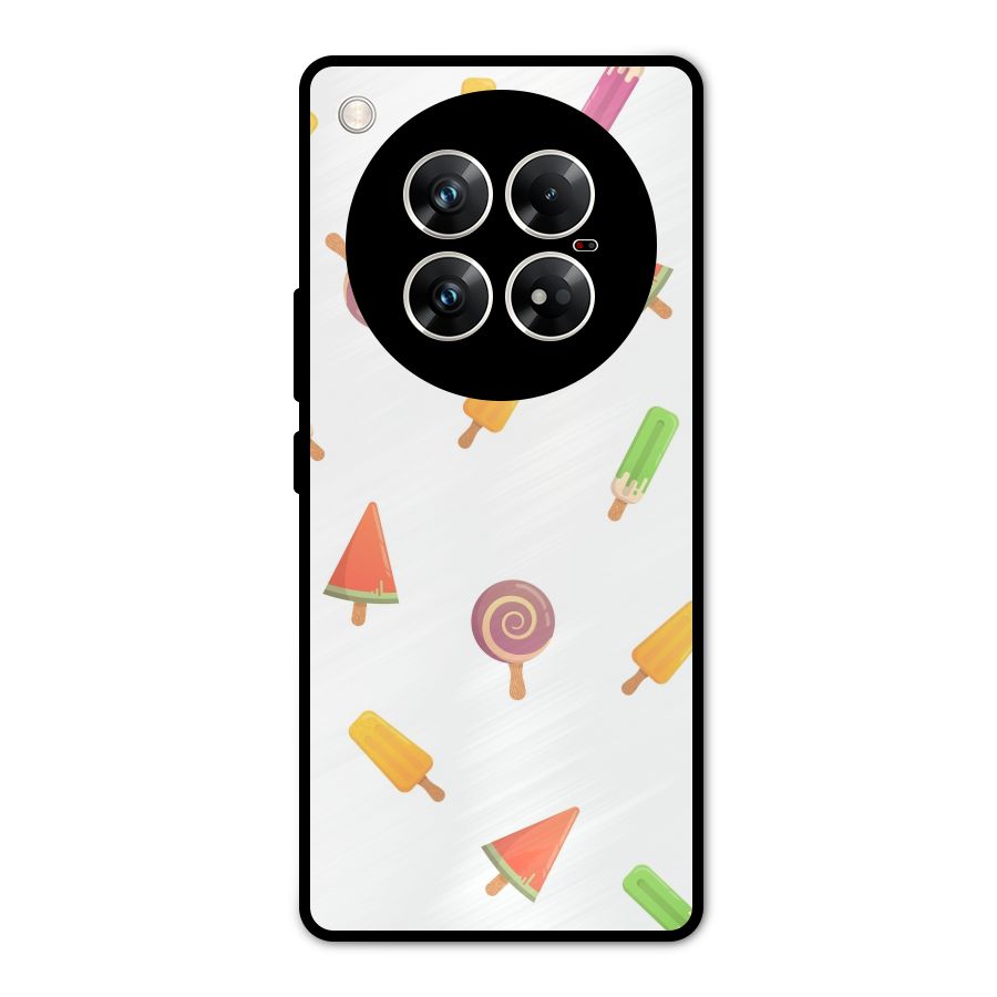 Ice Cream Colors Metal Back Case for Infinix Zero 40 5G