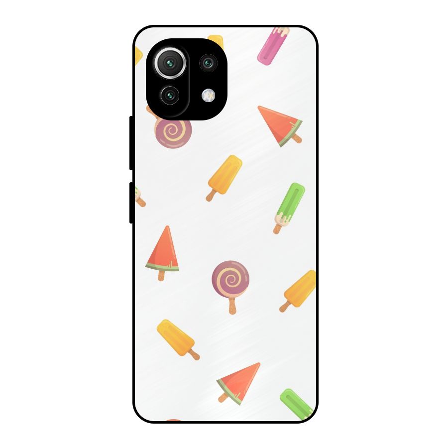 Ice Cream Colors Metal Back Case for Mi 11 Lite NE 5G