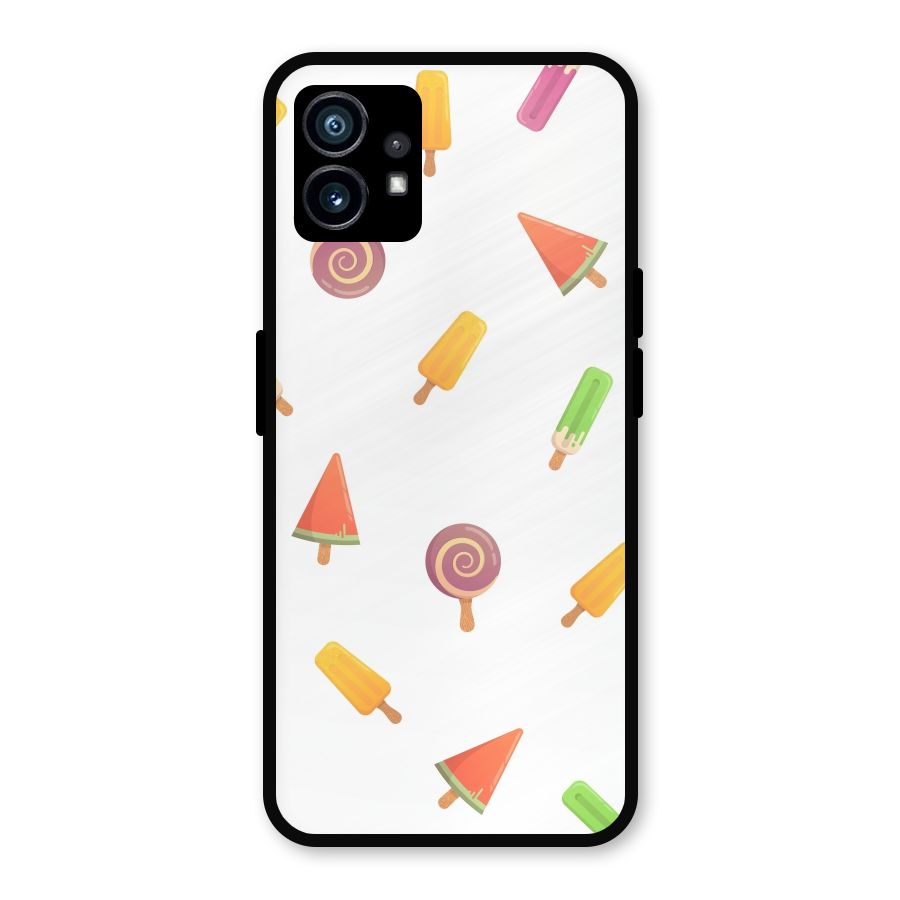 Ice Cream Colors Metal Back Case for Nothing Phone 1