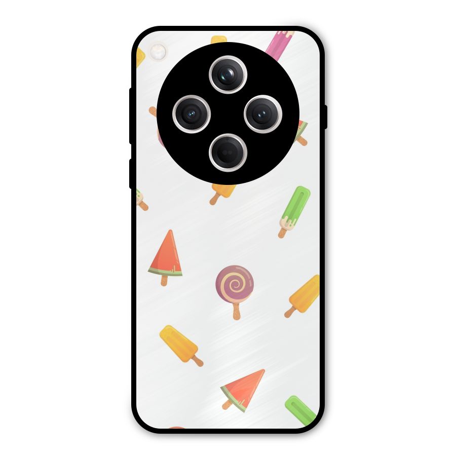 Ice Cream Colors Metal Back Case for Oppo Find X8