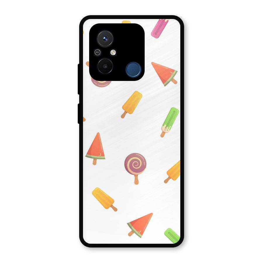 Ice Cream Colors Metal Back Case for Poco C55