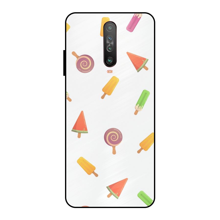 Ice Cream Colors Metal Back Case for Poco X2