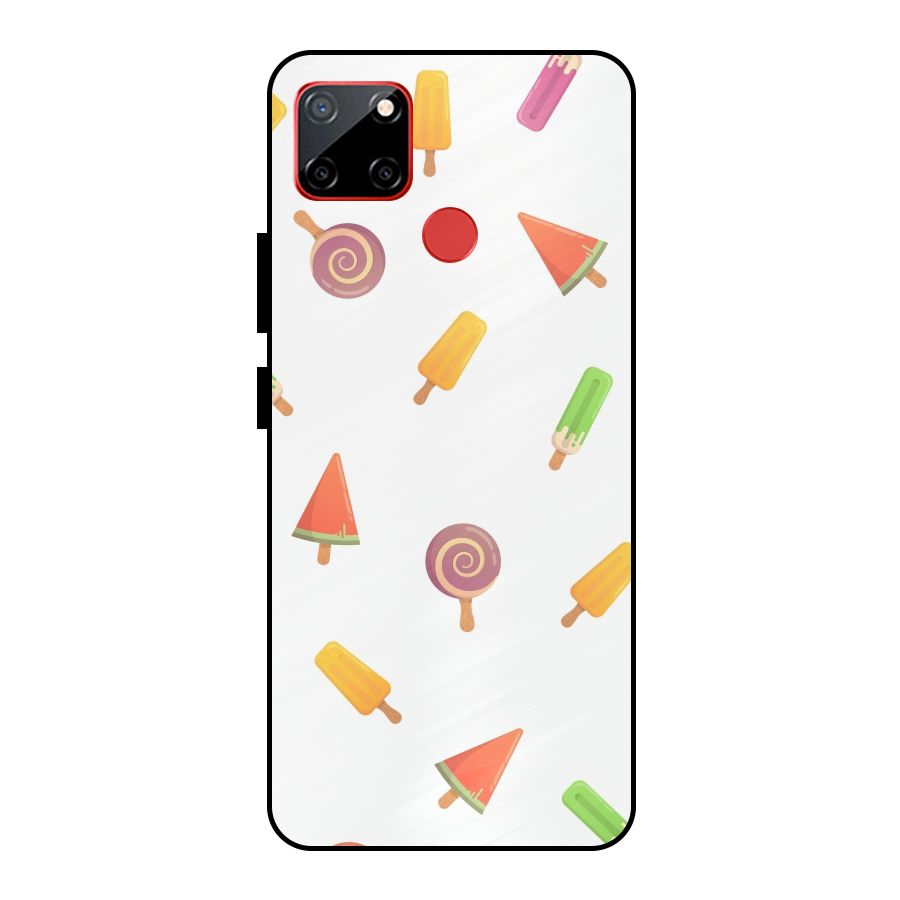 Ice Cream Colors Metal Back Case for Realme C12