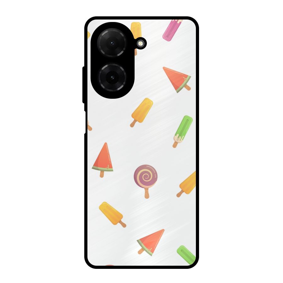 Ice Cream Colors Metal Back Case for Redmi A5 4G