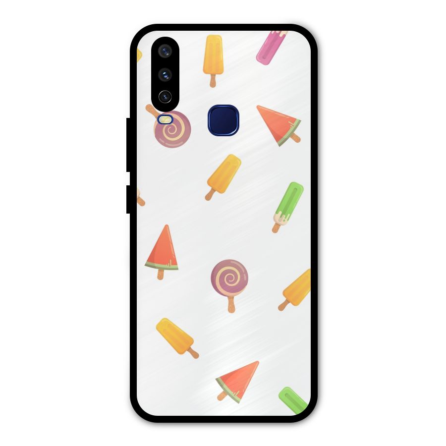 Ice Cream Colors Metal Back Case for Vivo V17
