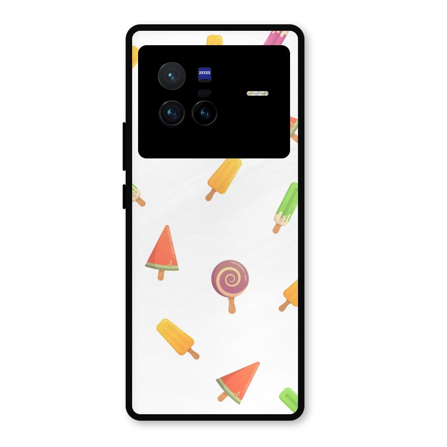 Ice Cream Colors Metal Back Case for Vivo X80