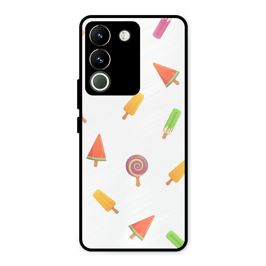 Ice Cream Colors Metal Back Case for Vivo Y200