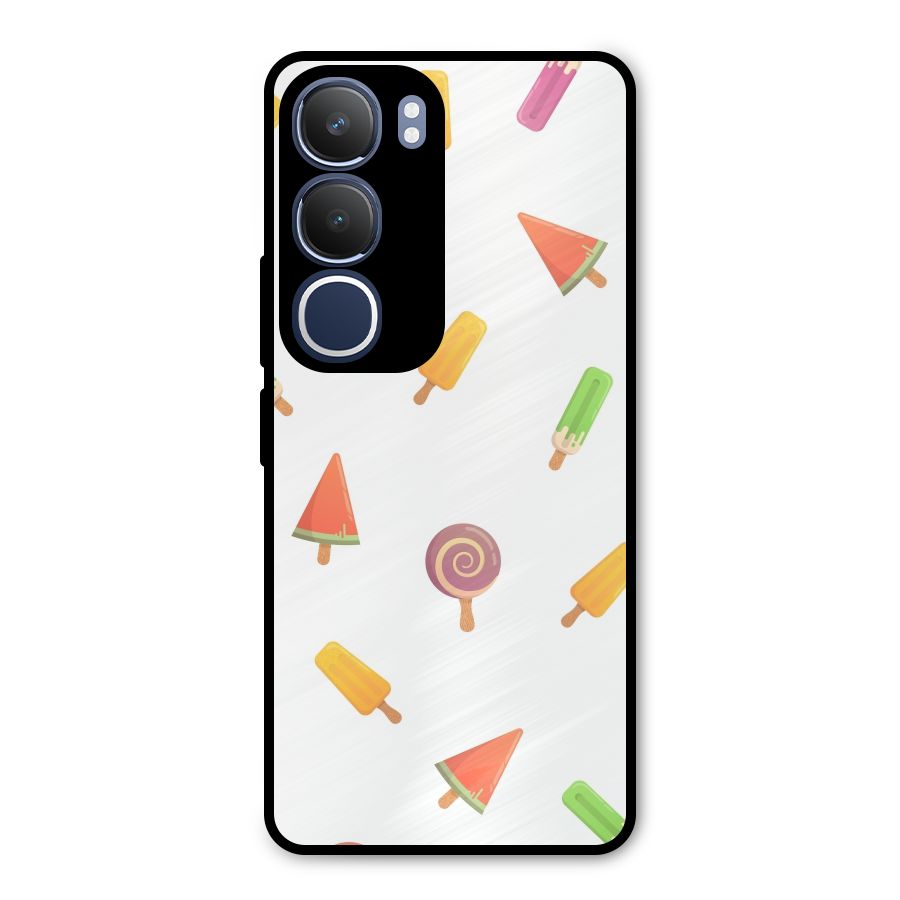 Ice Cream Colors Metal Back Case for Vivo Y29