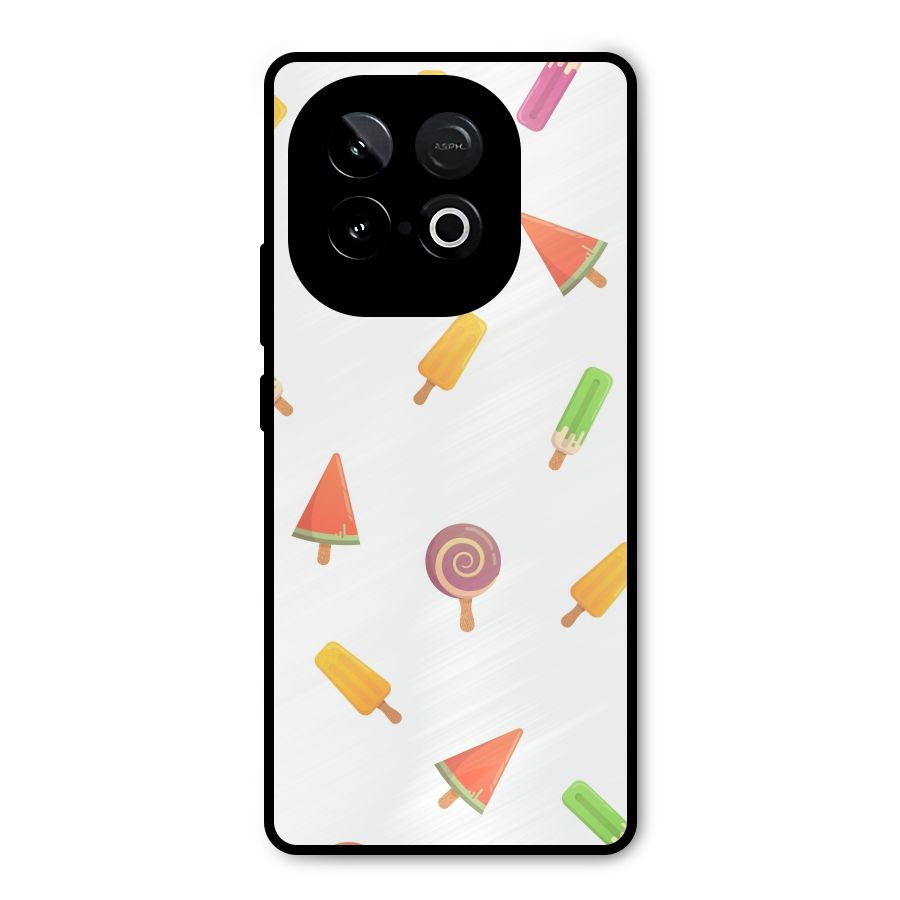 Ice Cream Colors Metal Back Case for iQOO Neo 10