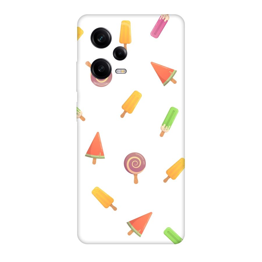 Ice Cream Colors Original Polycarbonate Back Case for Redmi Note 12 Pro