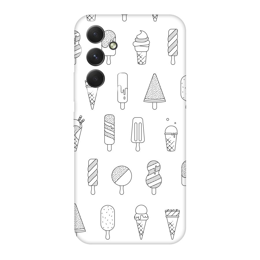Ice Cream Lines Original Polycarbonate Back Case for Galaxy A54