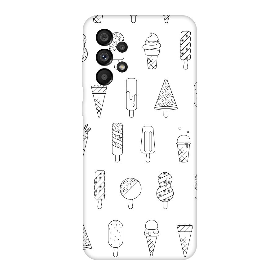 Ice Cream Lines Original Polycarbonate Back Case for Galaxy A73 5G