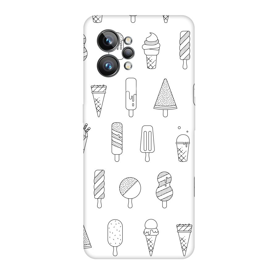 Ice Cream Lines Original Polycarbonate Back Case for Realme GT2 Pro
