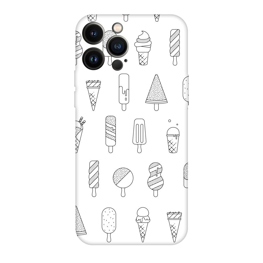 Ice Cream Lines Original Polycarbonate Back Case for iPhone 13 Pro Max