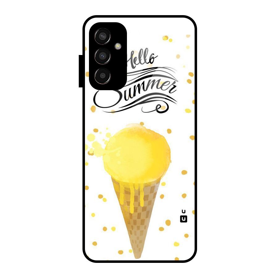 Ice Cream Summer Glass Back Case for Galaxy F13