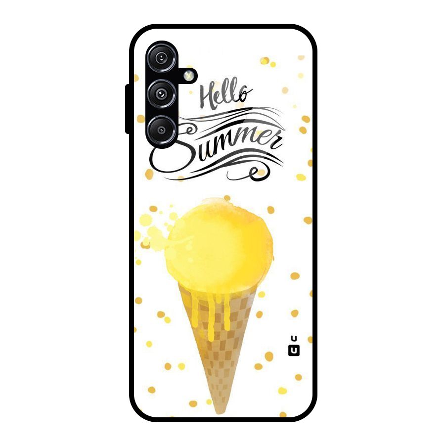 Ice Cream Summer Glass Back Case for Galaxy M34 5G