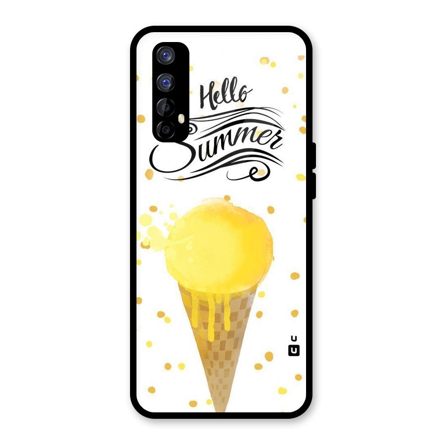 Ice Cream Summer Glass Back Case for Realme Narzo 20 Pro