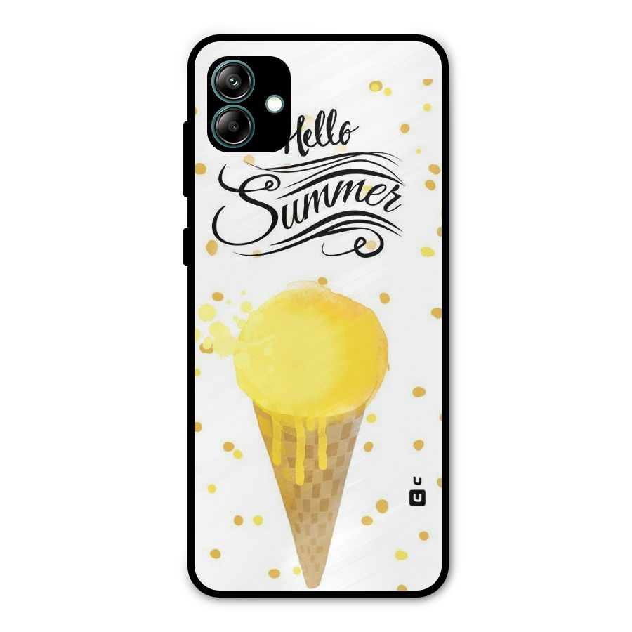 Ice Cream Summer Metal Back Case for Galaxy A04