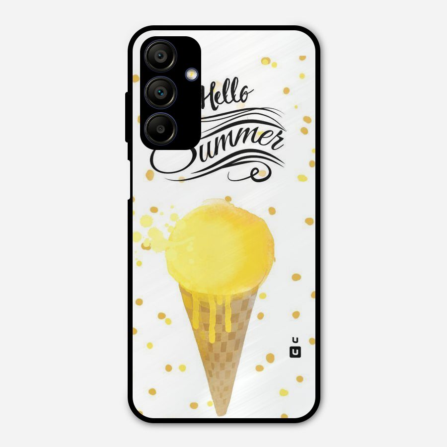 Ice Cream Summer Metal Back Case for Galaxy A15 5G