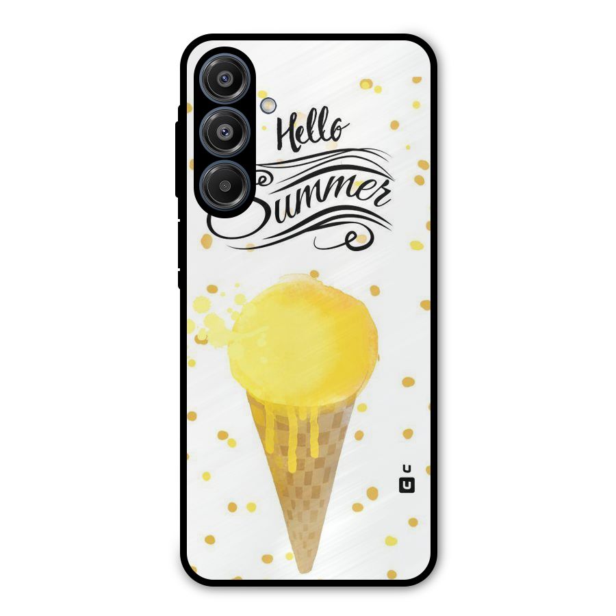 Ice Cream Summer Metal Back Case for Galaxy A16 5G