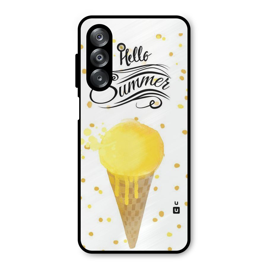 Ice Cream Summer Metal Back Case for Galaxy A26