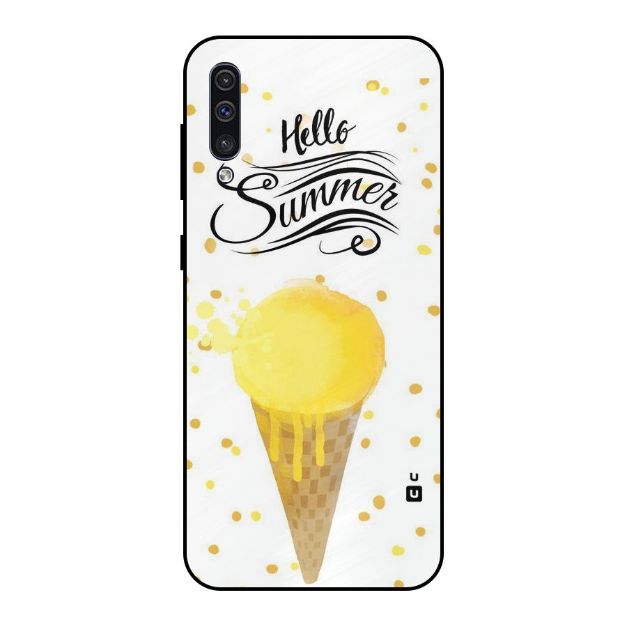 Ice Cream Summer Metal Back Case for Galaxy A30s
