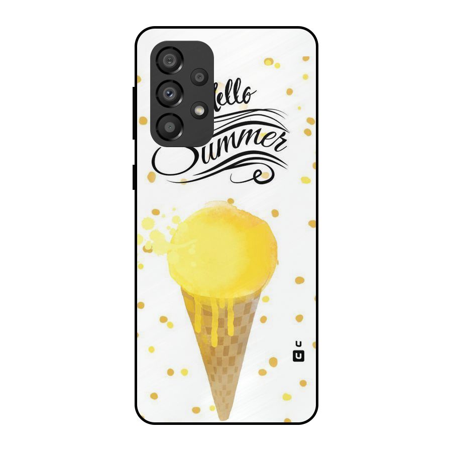 Ice Cream Summer Metal Back Case for Galaxy A33 5G