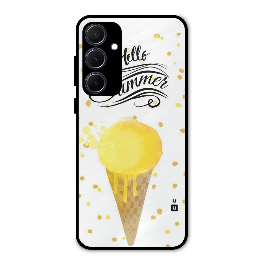 Ice Cream Summer Metal Back Case for Galaxy A35