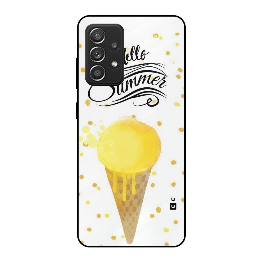 Ice Cream Summer Metal Back Case for Galaxy A52s 5G