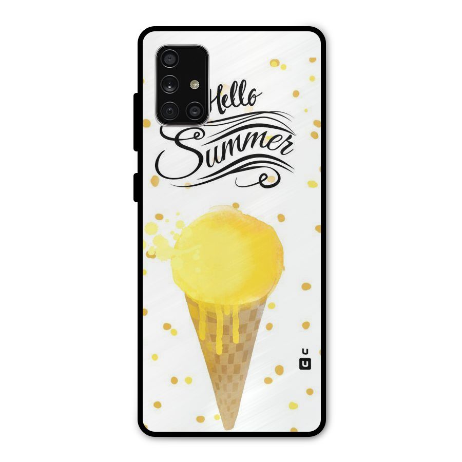 Ice Cream Summer Metal Back Case for Galaxy A71