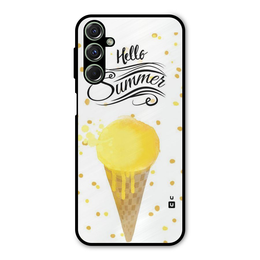 Ice Cream Summer Metal Back Case for Galaxy F34