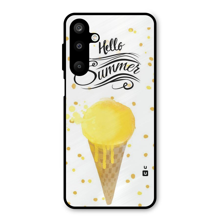 Ice Cream Summer Metal Back Case for Galaxy M16