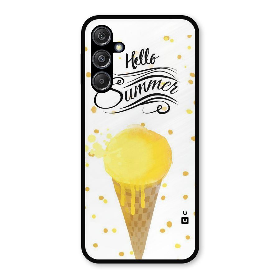Ice Cream Summer Metal Back Case for Galaxy M34 5G